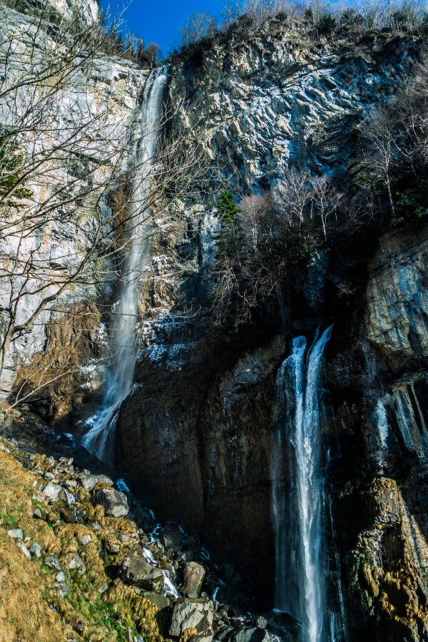 The Seerenbach waterfalls