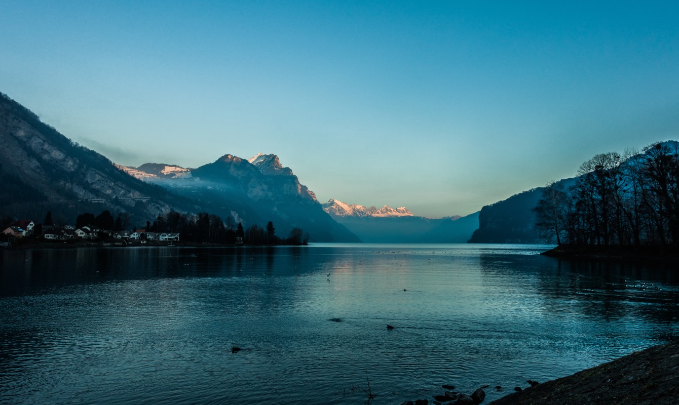 Looking back at the lake from Weesen