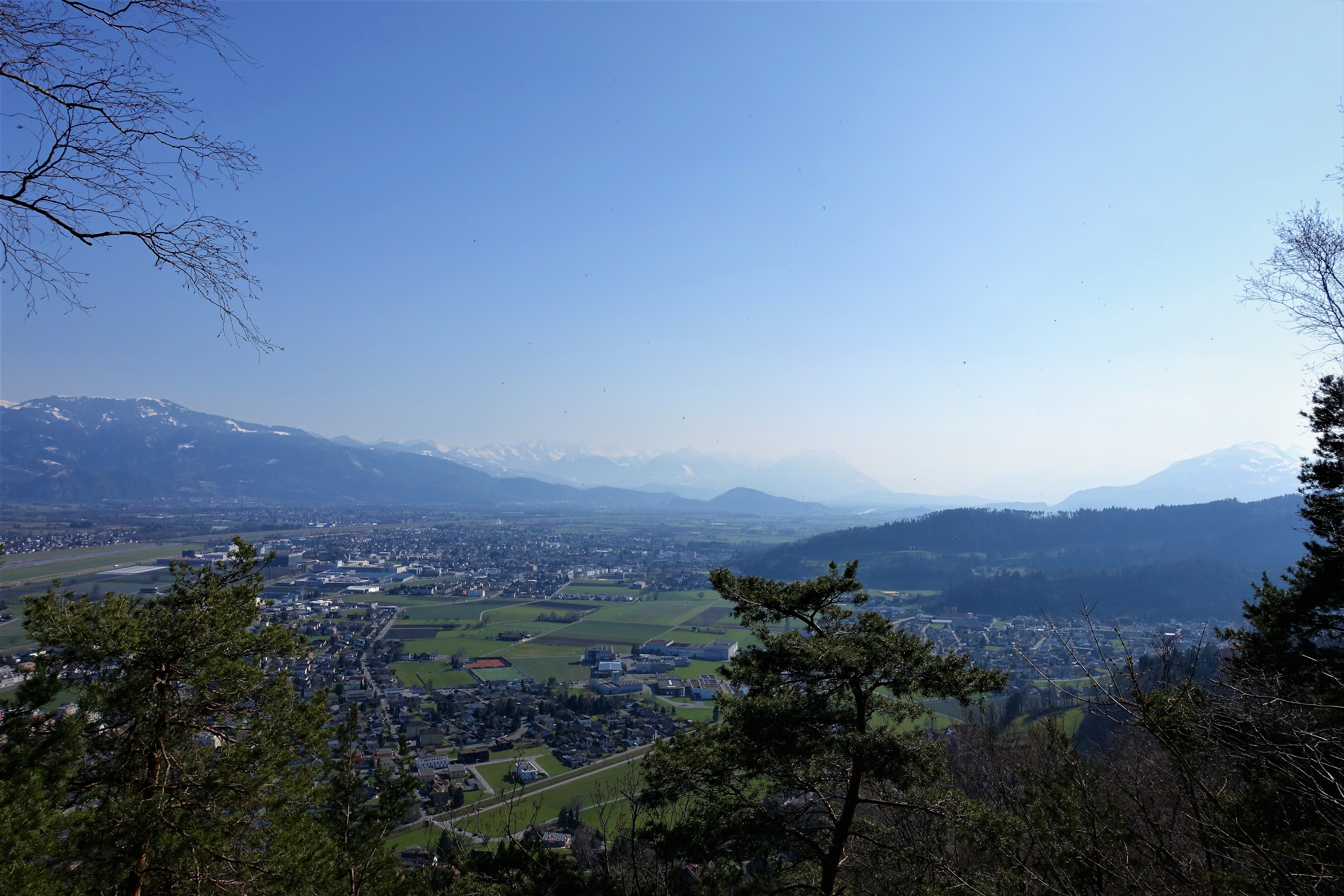 Views across the Rhine valley