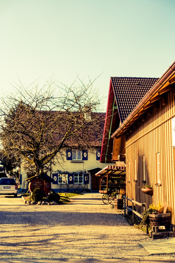 A little farm shop in Wasserburg