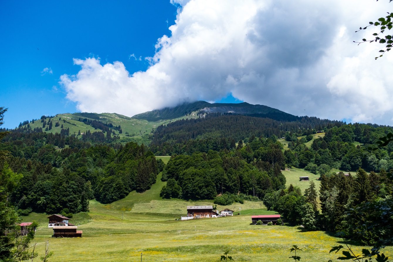 The house-mountain of Seewis - Vilan