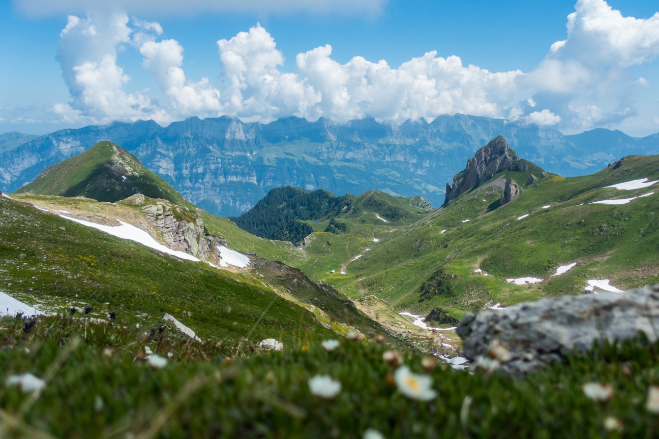 Views towards the peaks over Walensee