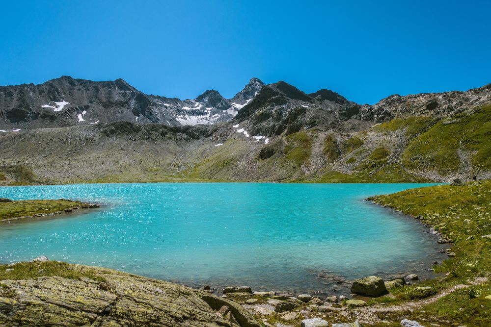 The largest of the Jöriseen lakes