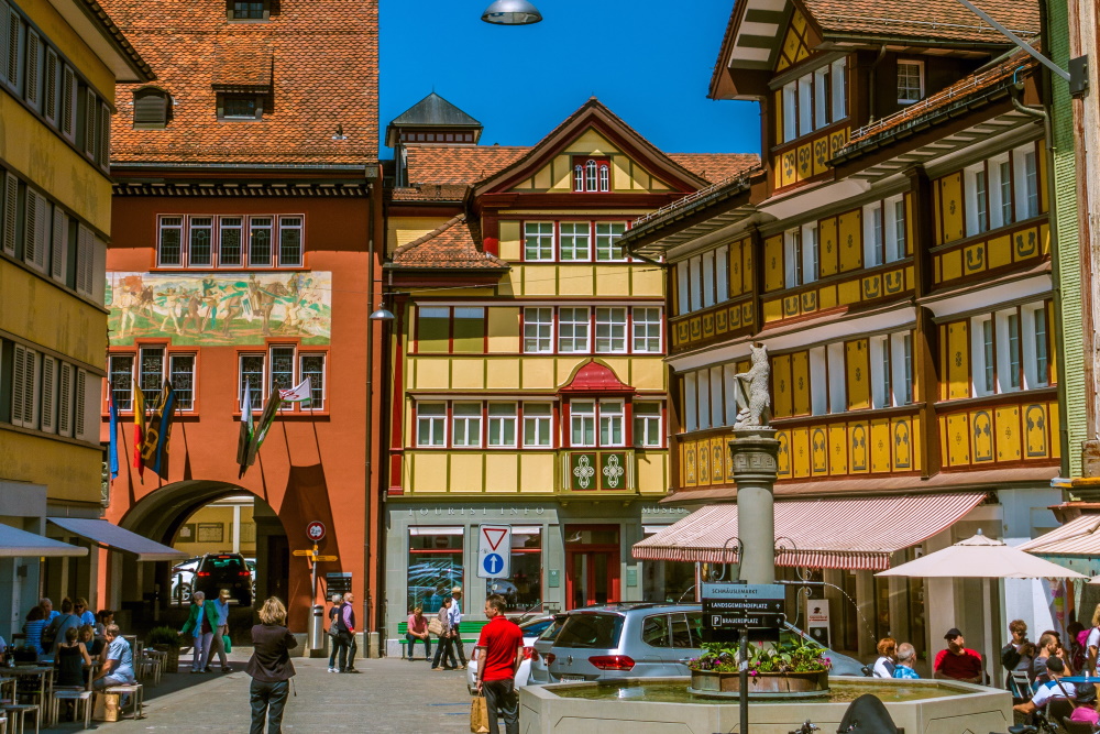 In the center of Appenzell