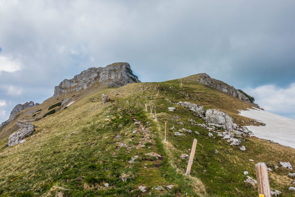Along the ridge to Margelchopf