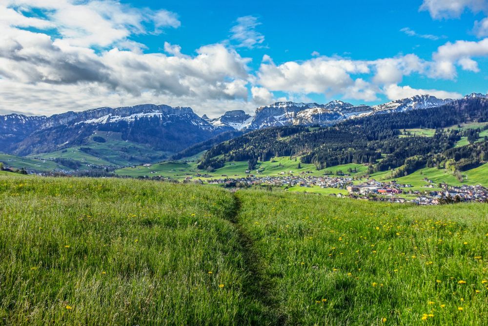 Looking back towards Alpstein